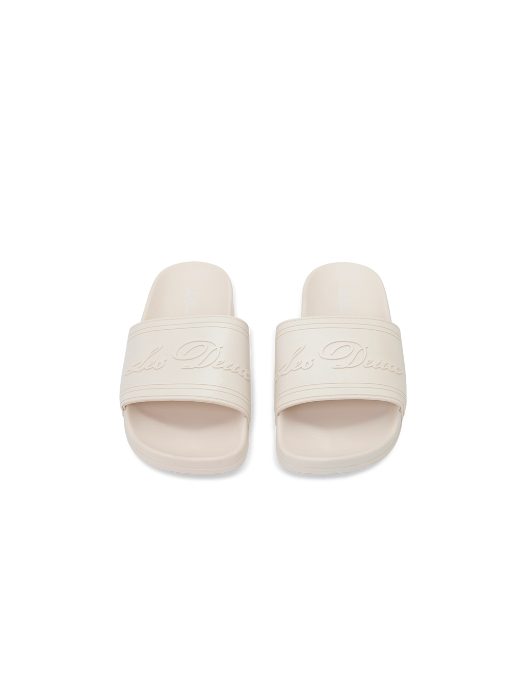 Mens Les Deux Ivory Wilton Pool Slide — view 4