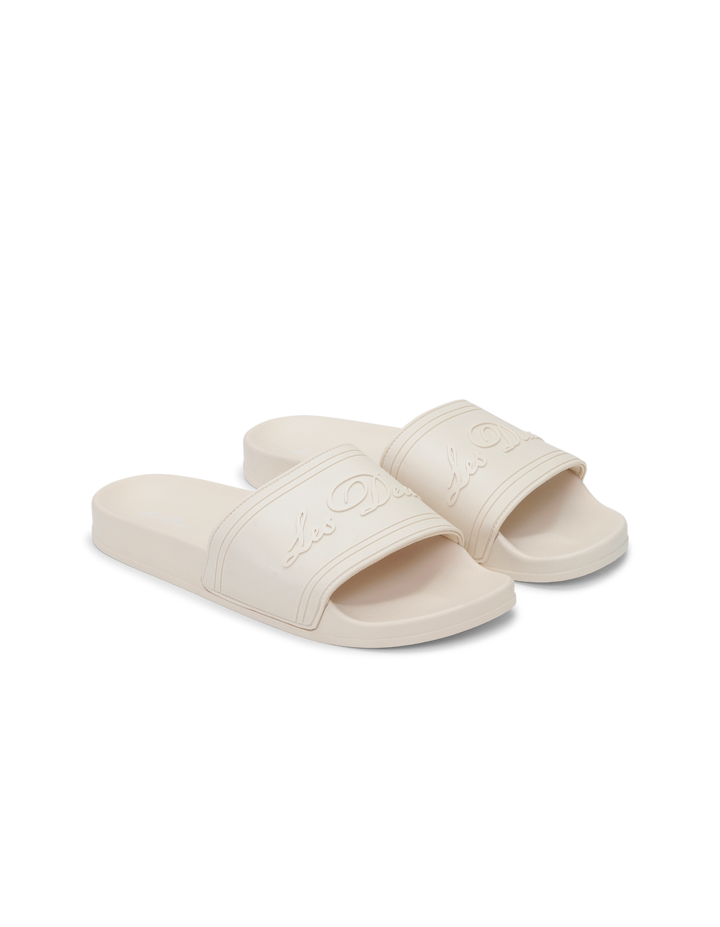 Mens Les Deux Ivory Wilton Pool Slide — view 2