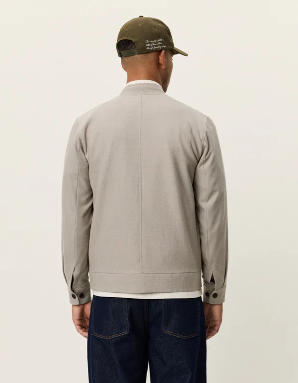 Mens Les Deux Laurel Oak Sand Como Regular Bomber Jacket - image 4