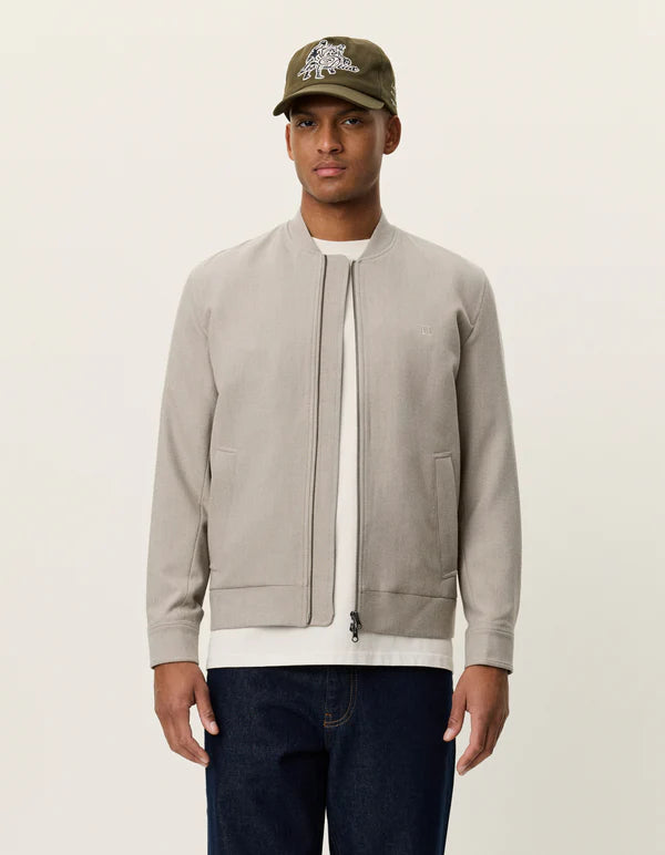 Mens Les Deux Laurel Oak Sand Como Regular Bomber Jacket - image 3