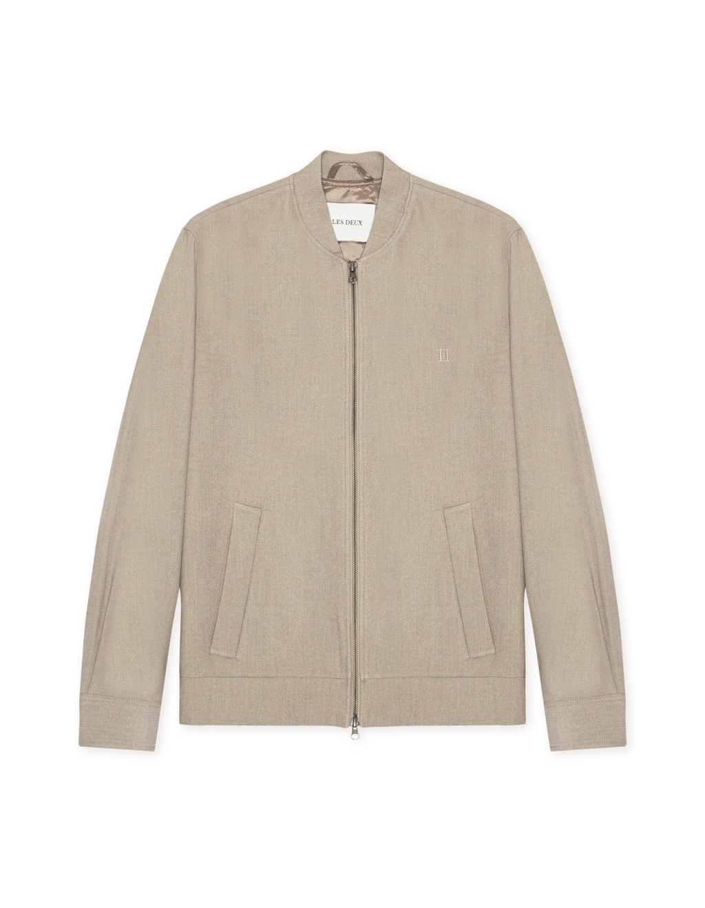 Mens Les Deux Laurel Oak Sand Como Regular Bomber Jacket - image 2