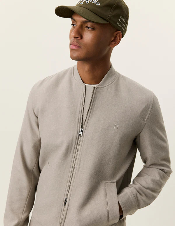 Mens Les Deux Laurel Oak Sand Como Regular Bomber Jacket - image 5
