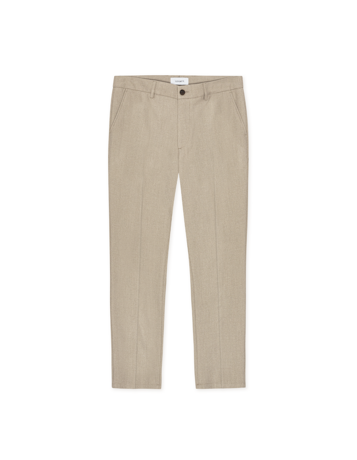 Mens Les Deux Laurel Oak Sand Como Regular Solid Pants - image 2