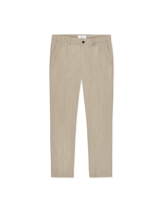 Mens Les Deux Laurel Oak Sand Como Regular Solid Pants