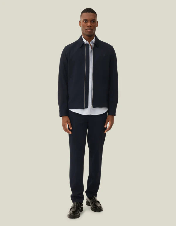 Mens Les Deux Navy Como Coach Jacket - image 4