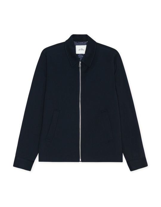 Mens Les Deux Navy Como Coach Jacket