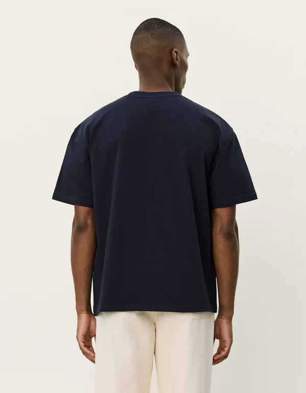 Mens Les Deux Navy Crew T Shirt - image 5