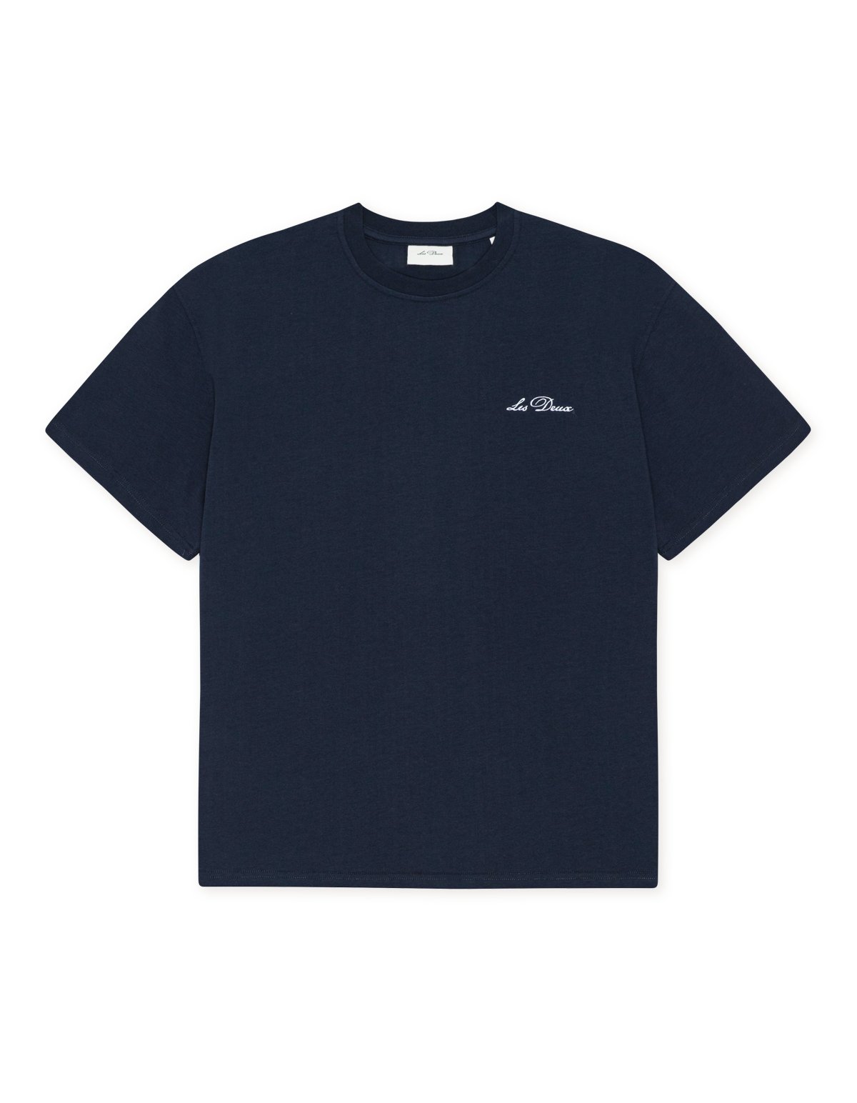 Mens Les Deux Navy Crew T Shirt