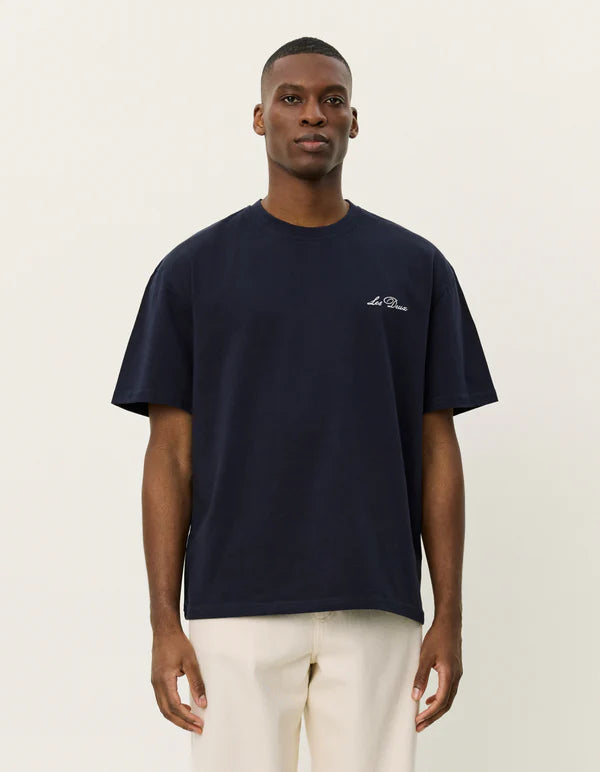 Mens Les Deux Navy Crew T Shirt - image 3