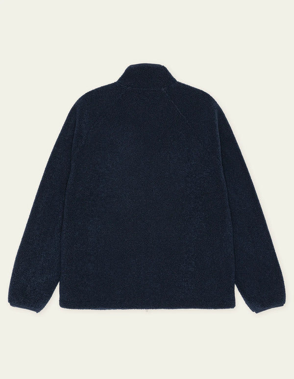 Mens Les Deux Patch Teddy Jacket Dark Navy Jackets