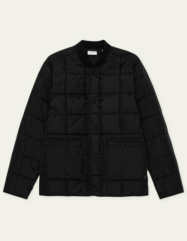 Mens Les Deux Quilted Jacket Black Jackets