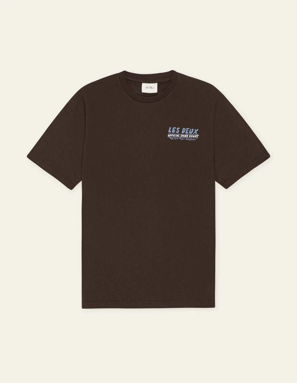 Mens Les Deux Record T-Shirt Molé Brown T Shirts