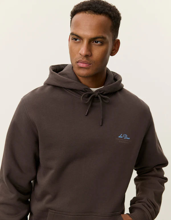 Mens Les Deux Turkish Coffee Brown Ben Globe Hoodie - image 3