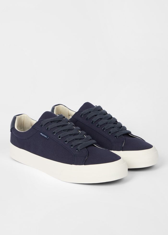 Mens Paul Smith Blue Shoe Amos Navy — view 2