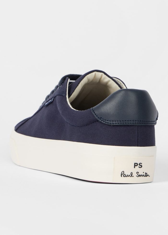Mens Paul Smith Blue Shoe Amos Navy — view 5