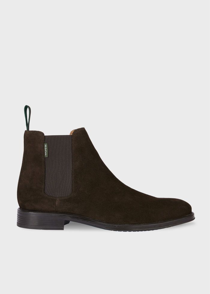 Mens Paul Smith Brown Suede 'Augustus' Boots