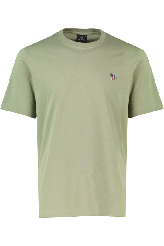 Mens Paul Smith Green Zebra Logo T-Shirt