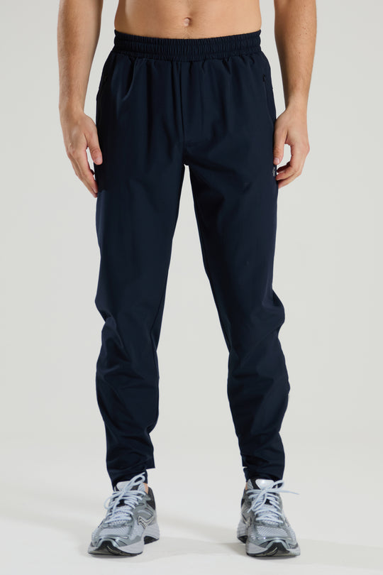 Mens Red Run CRIMSON WAVE Blue Adjustable Technical Trouser