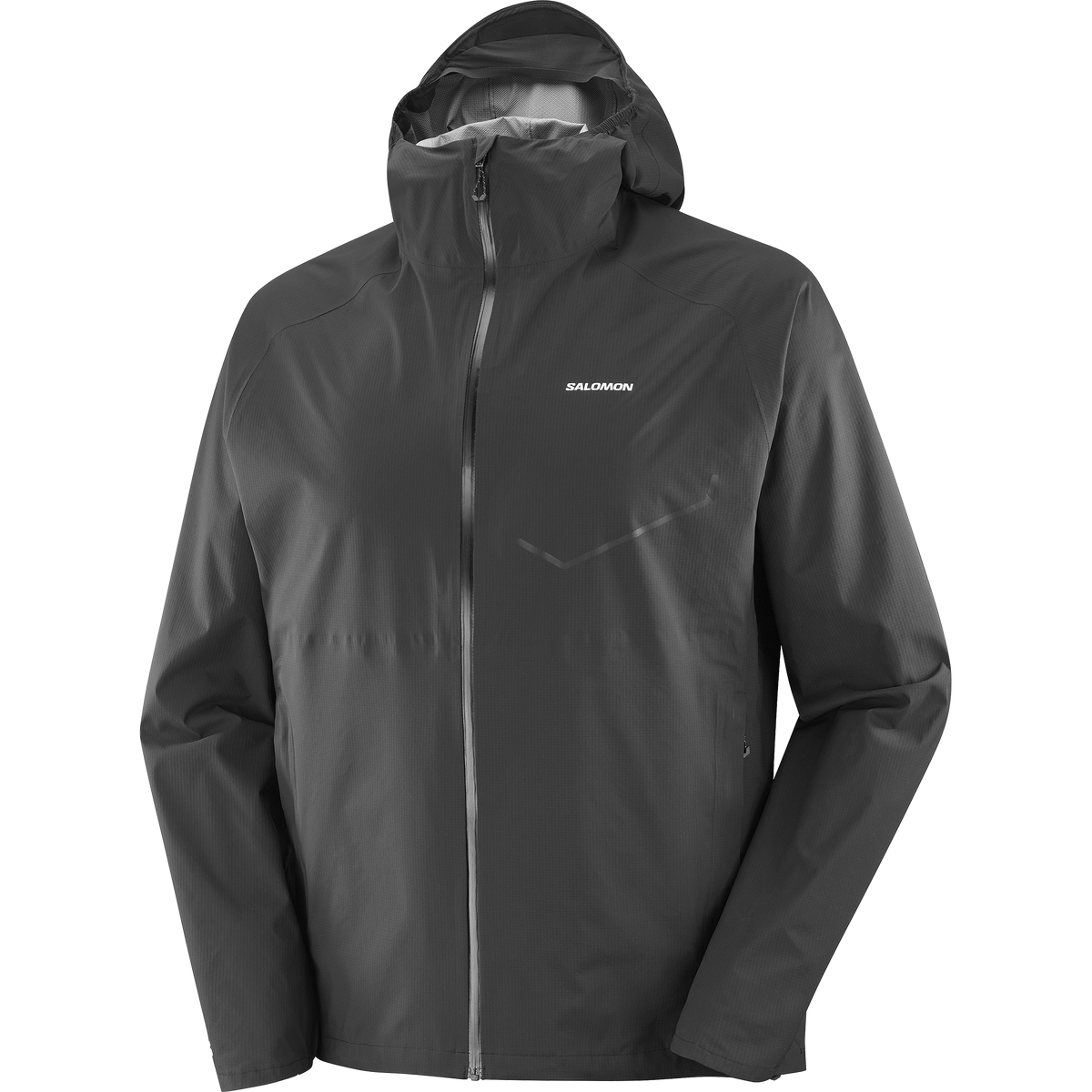 Mens Salomon BONATTI WATERPROOF JKT Deep Black Jacket — view 2