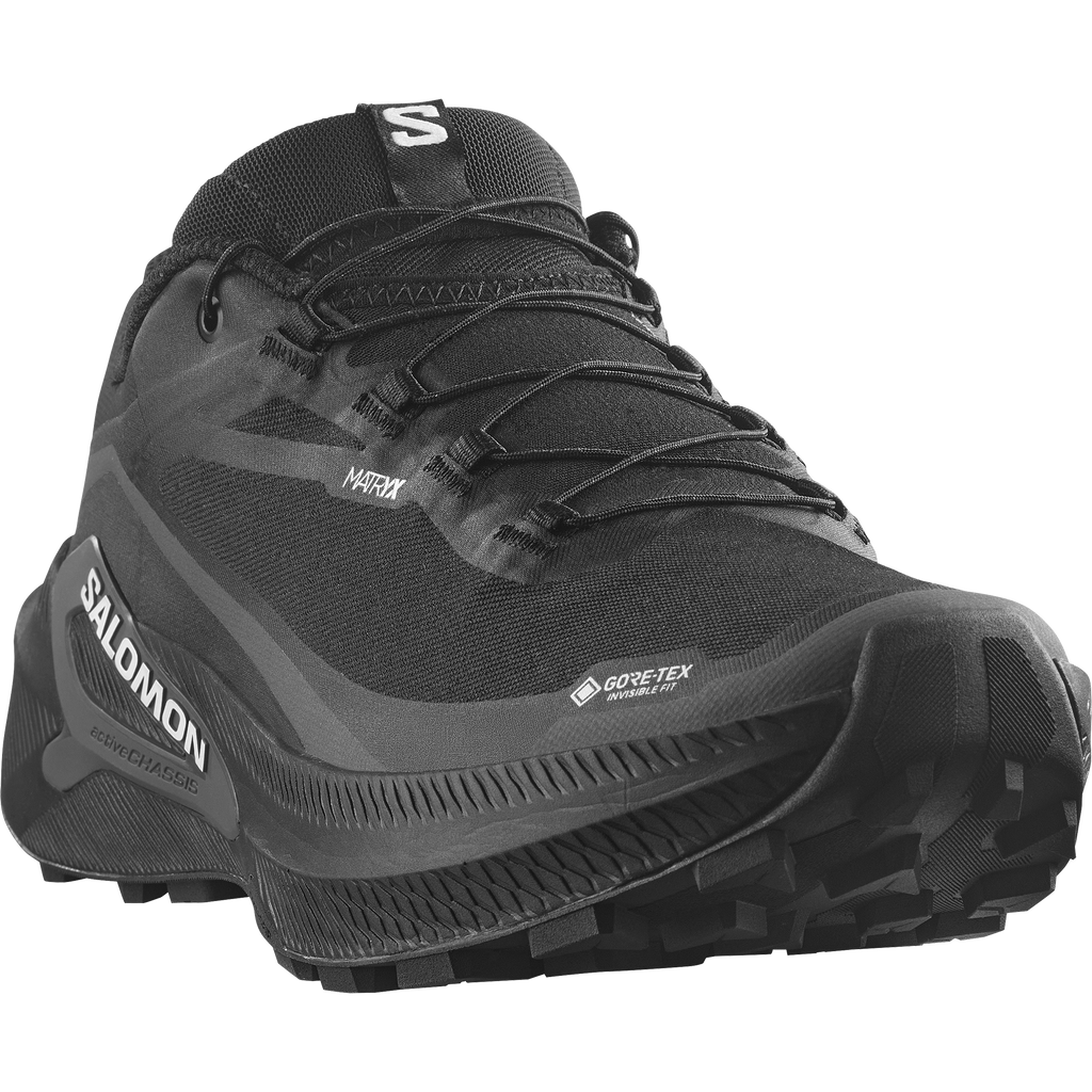 Mens Salomon Genesis 2 Gtx Black Black Trainers — view 3