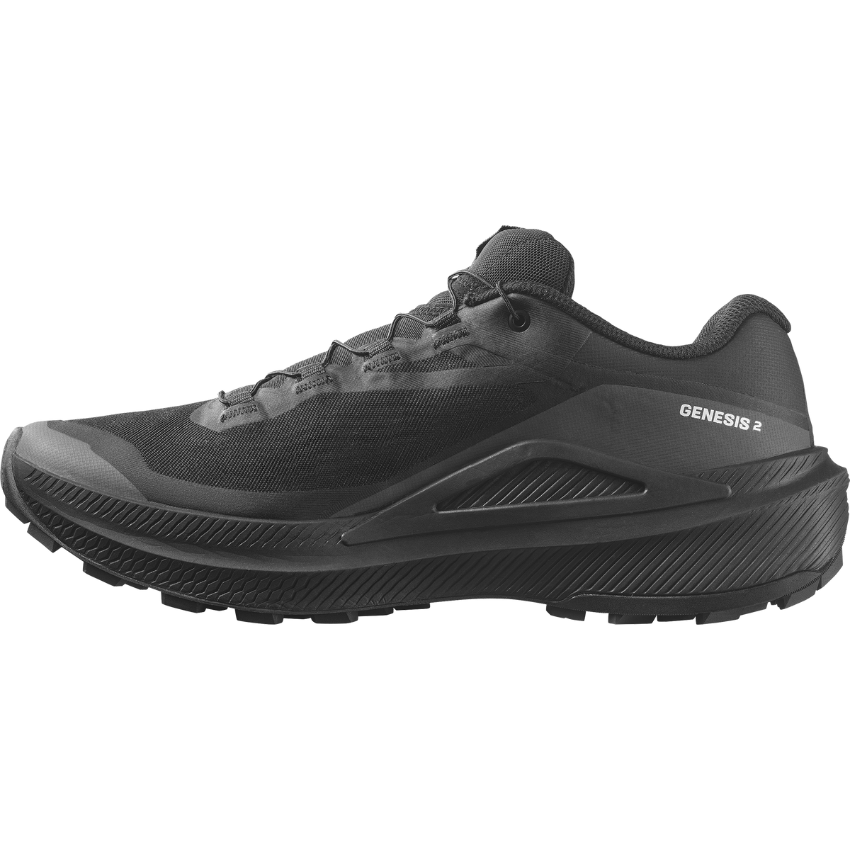 Mens Salomon Genesis 2 Gtx Black Black Trainers — view 5