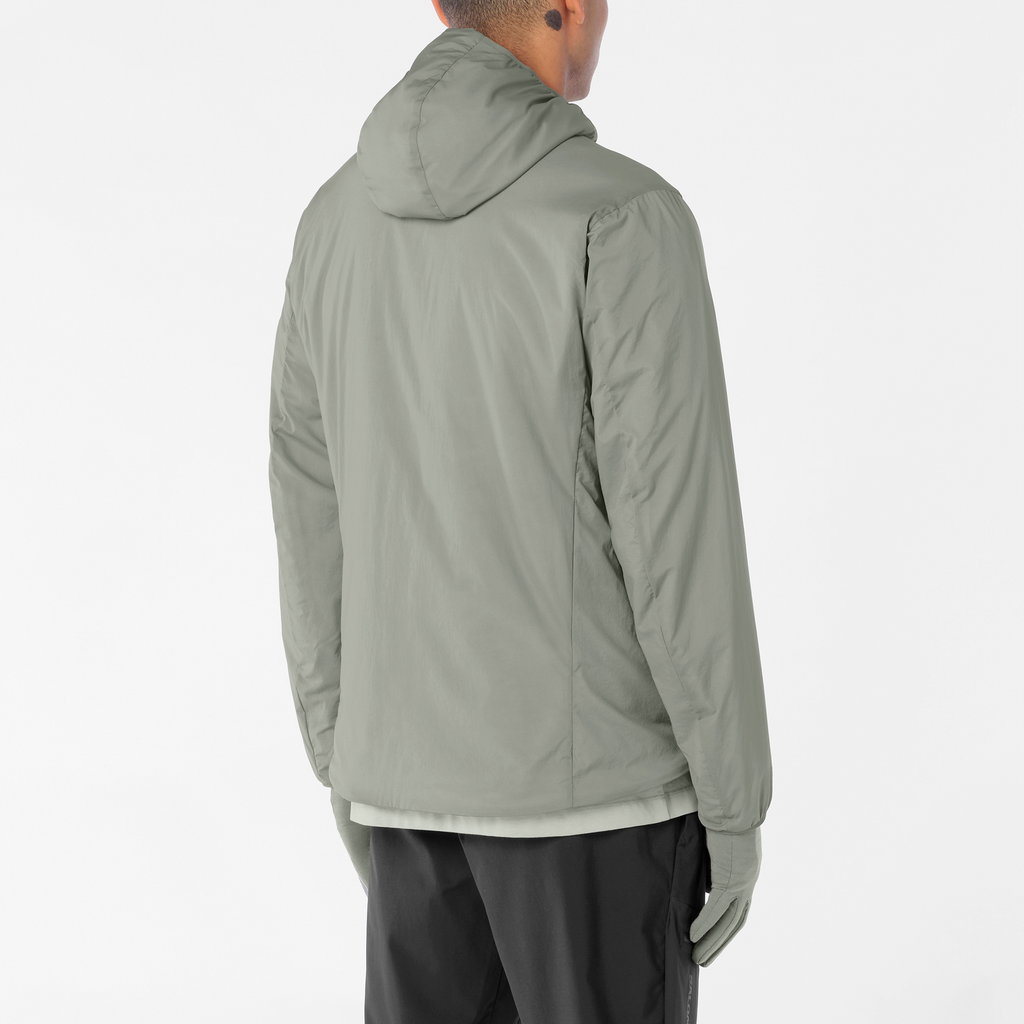 Mens Salomon MOUNTAIN FLEX JKT HD Castor Gray Jacket — view 5