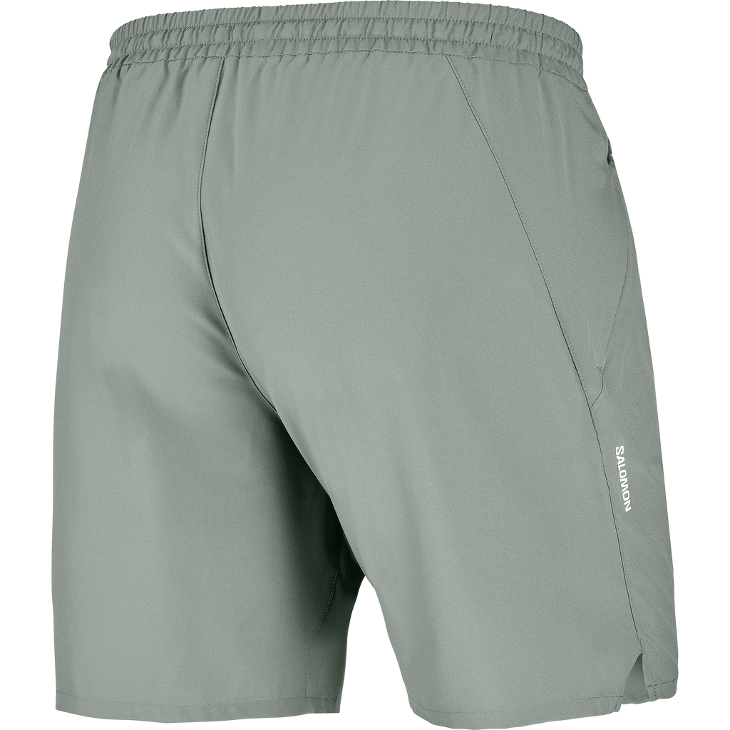 Mens Salomon SHKout CORE SS TEE Castor Gray T Shirt &  SHKout C NO L SHTS 7'' Short Set — view 3