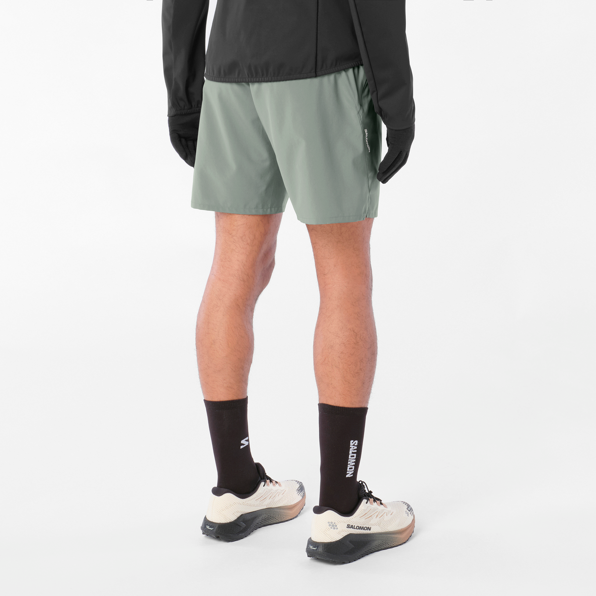 Mens Salomon SHKout C NO L SHTS 7'' Castor Gray Short — view 5