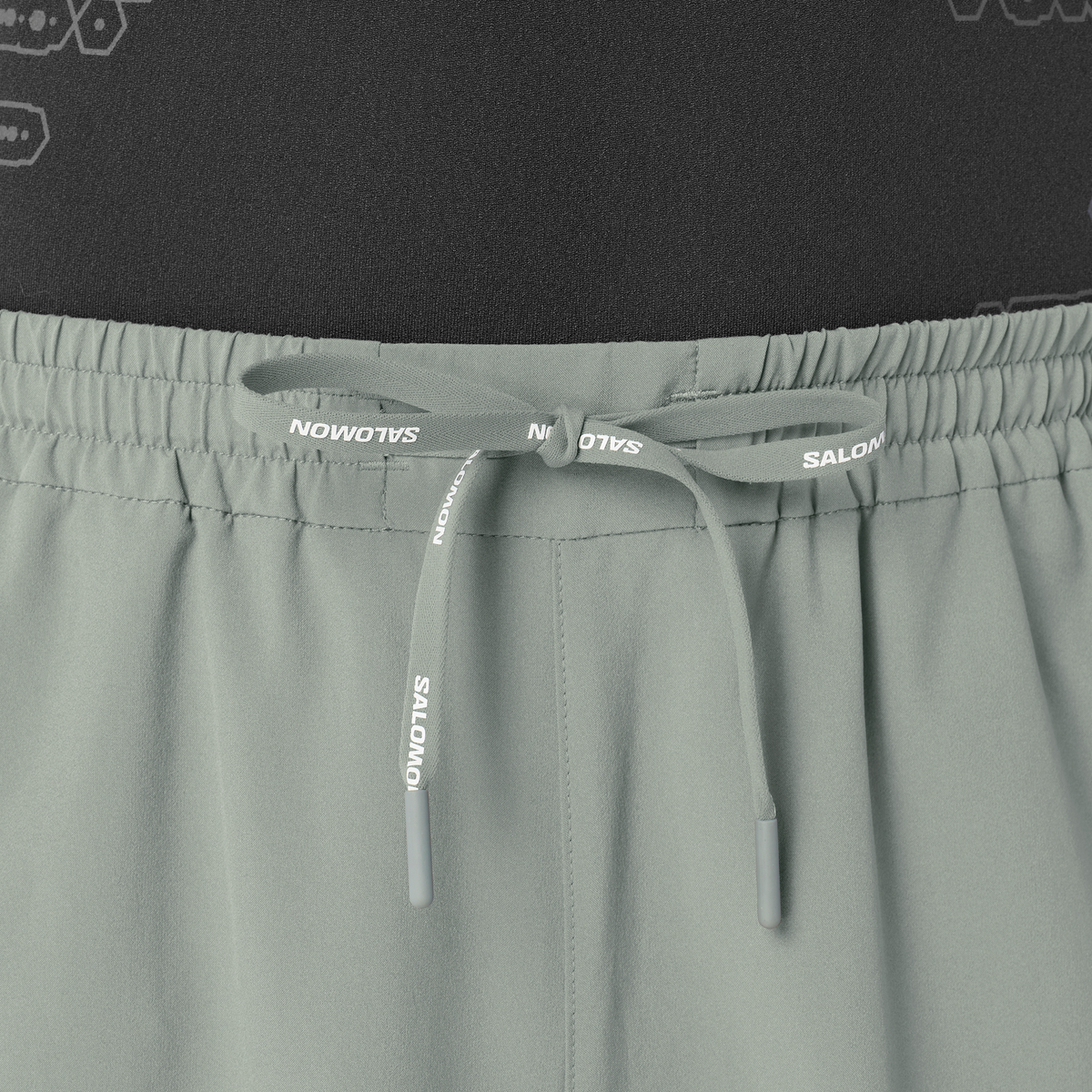 Mens Salomon SHKout CORE SS TEE Castor Gray T Shirt &  SHKout C NO L SHTS 7'' Short Set — view 5