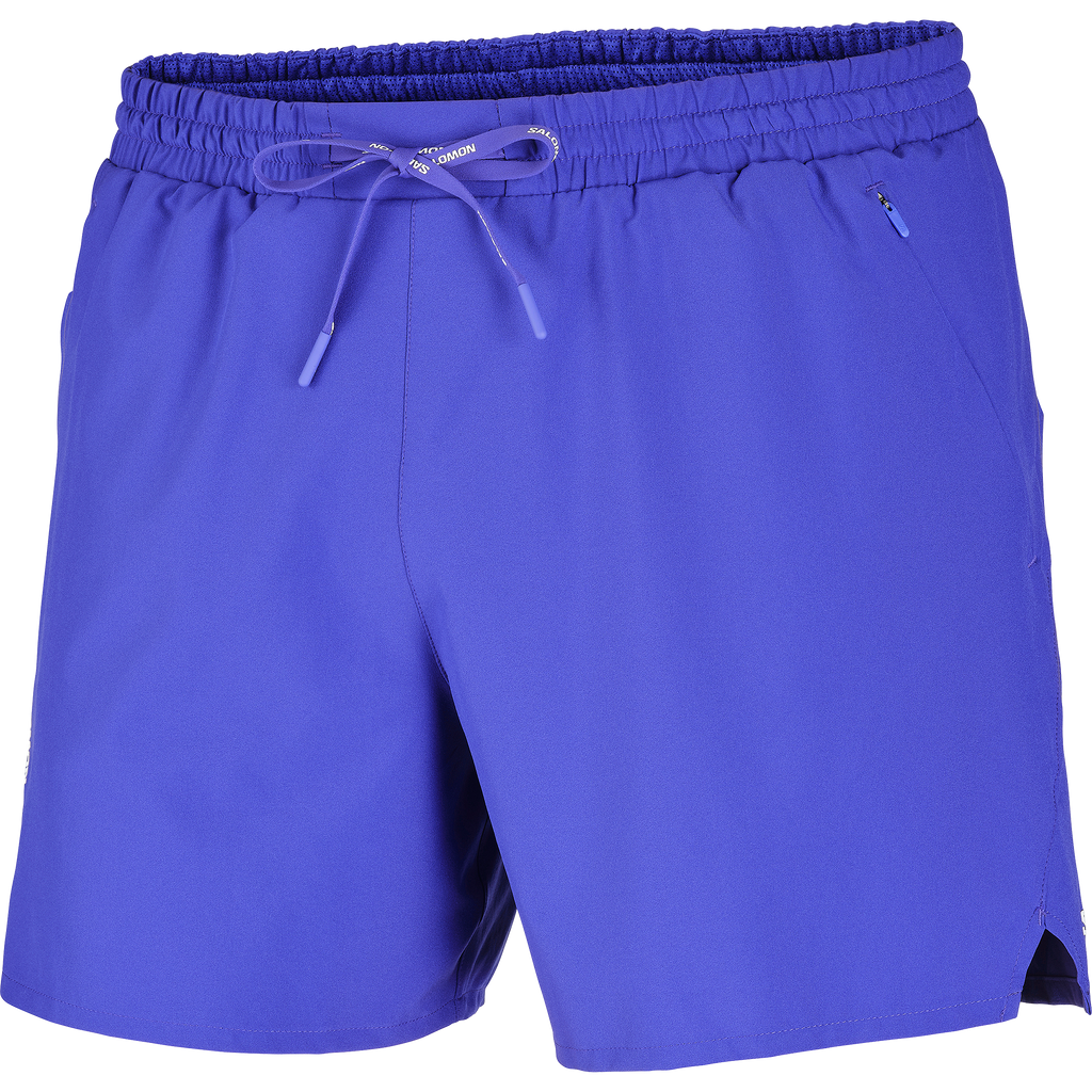 Mens Salomon SHKout CORE SHORTS 5" Clematis Blue Shorts