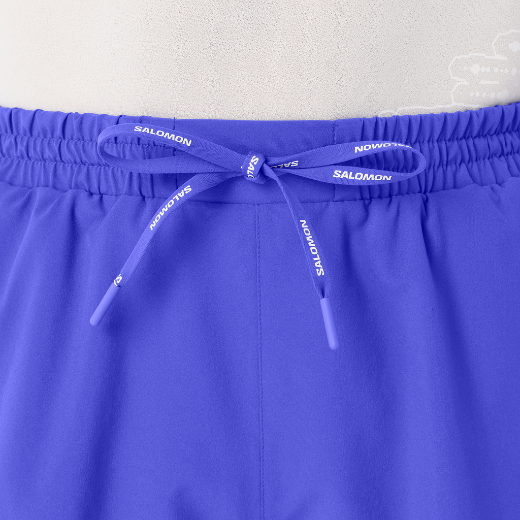 Mens Salomon SHKout CORE SHORTS 5" Clematis Blue Shorts — view 6