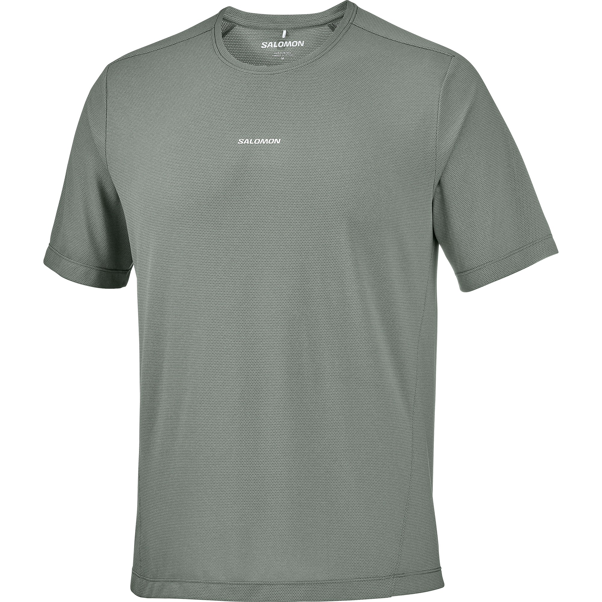 Mens Salomon SHKout CORE SS TEE Castor Gray T Shirt — view 2