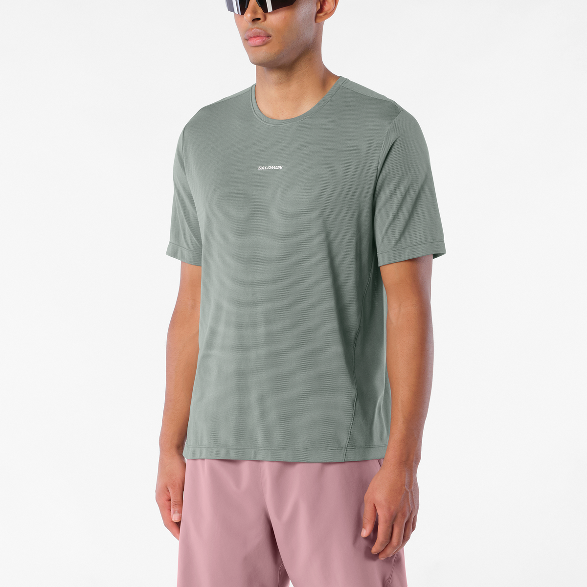 Mens Salomon SHKout CORE SS TEE Castor Gray T Shirt