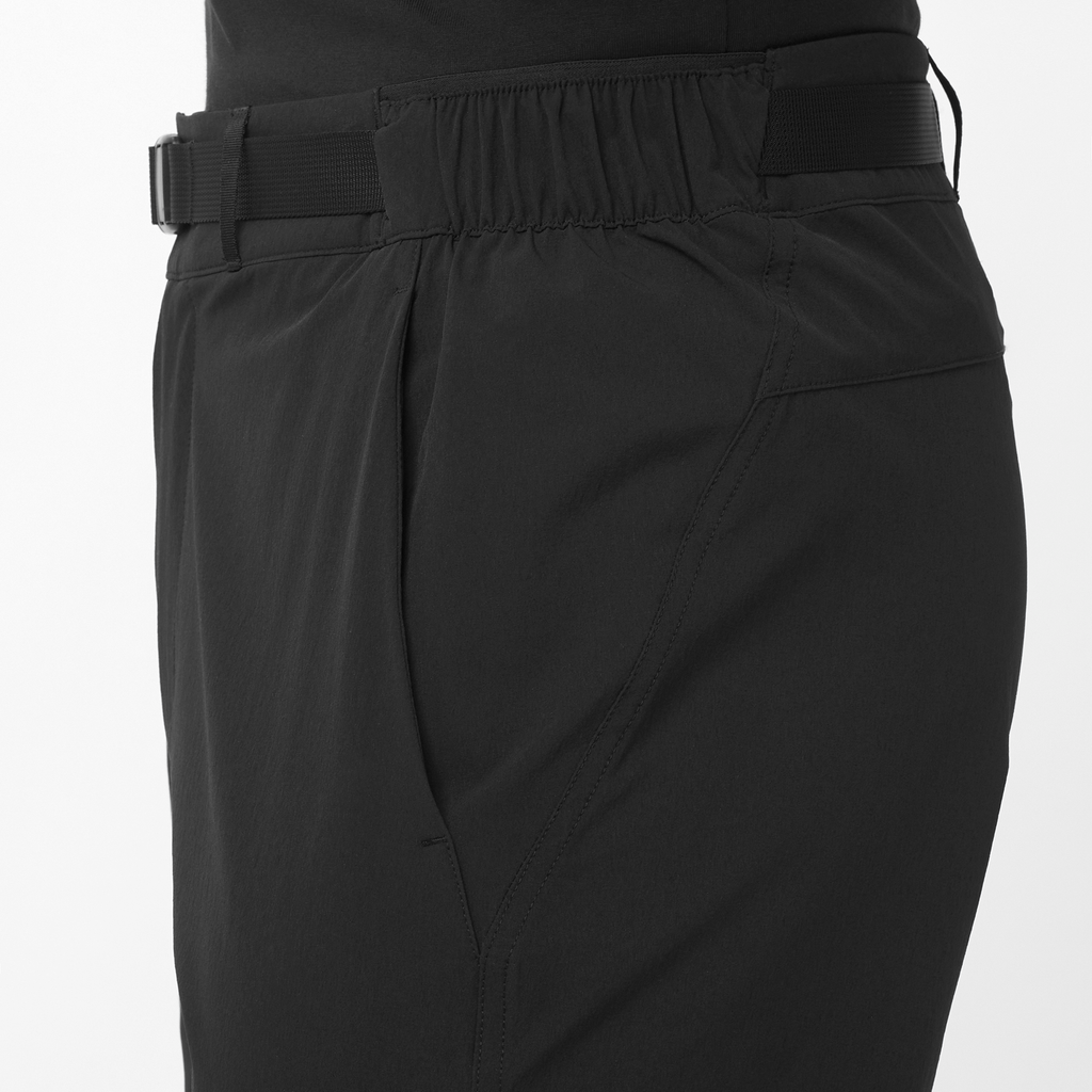 Mens Salomon WAYFARER PANTS 2.0 Deep Black Trouser — view 4
