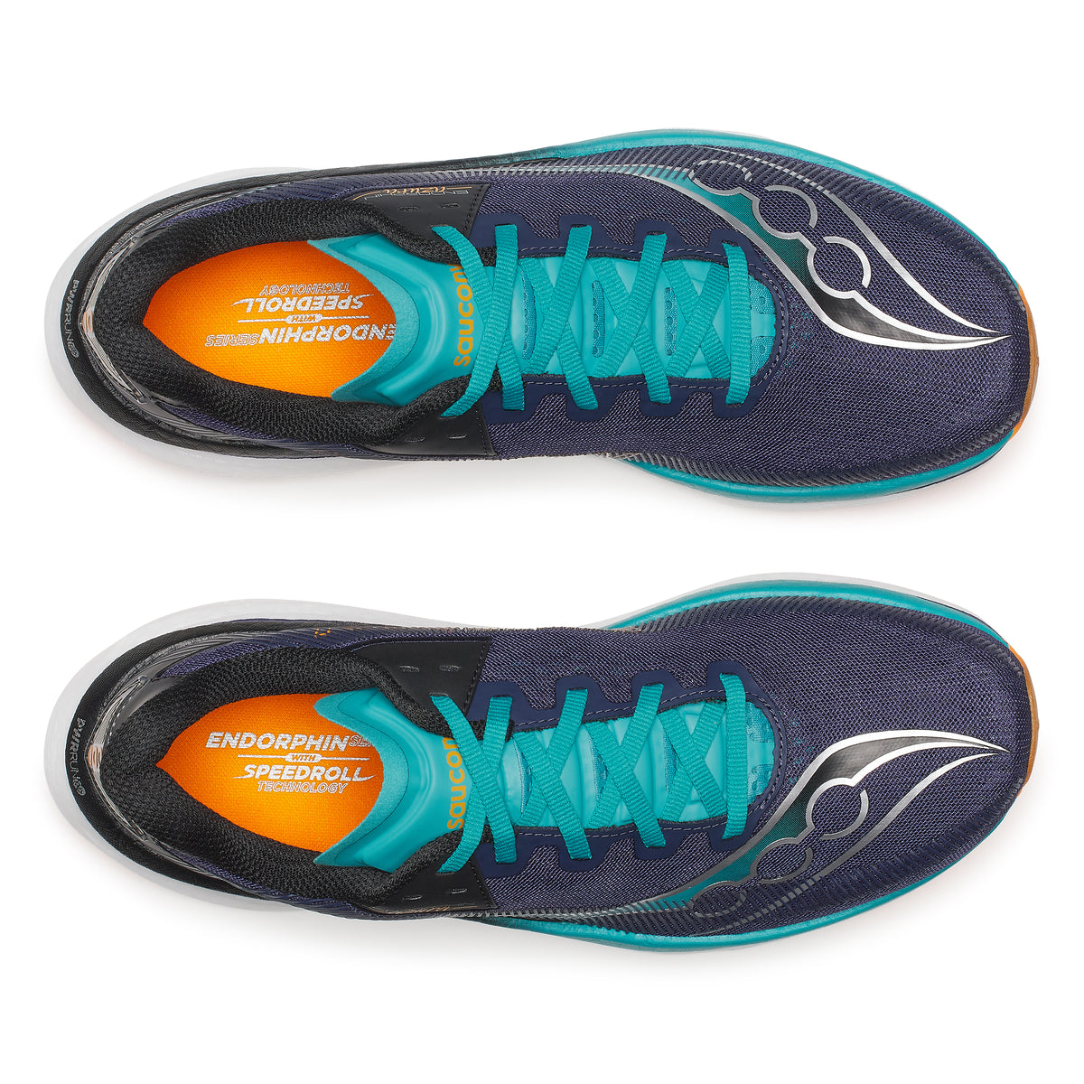 Mens Saucony Endorphin Azura Naval/Tranquil Trainers — view 6