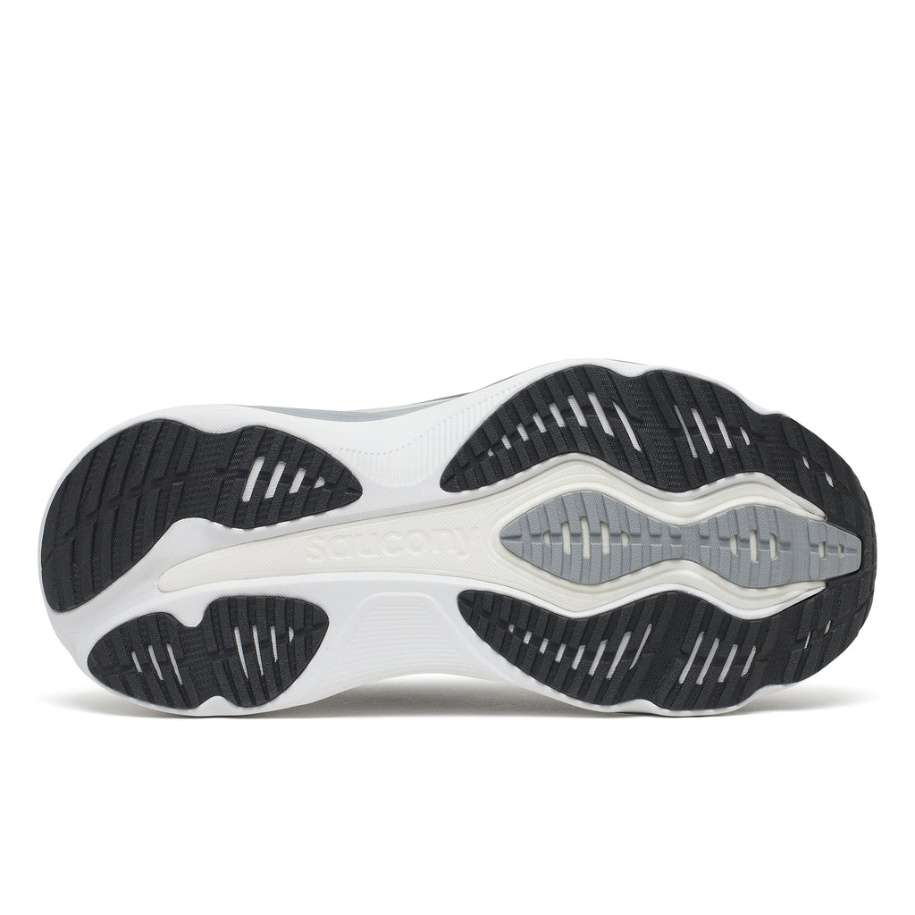 Mens Saucony Hurricane 26 Black/Silver Trainers — view 3