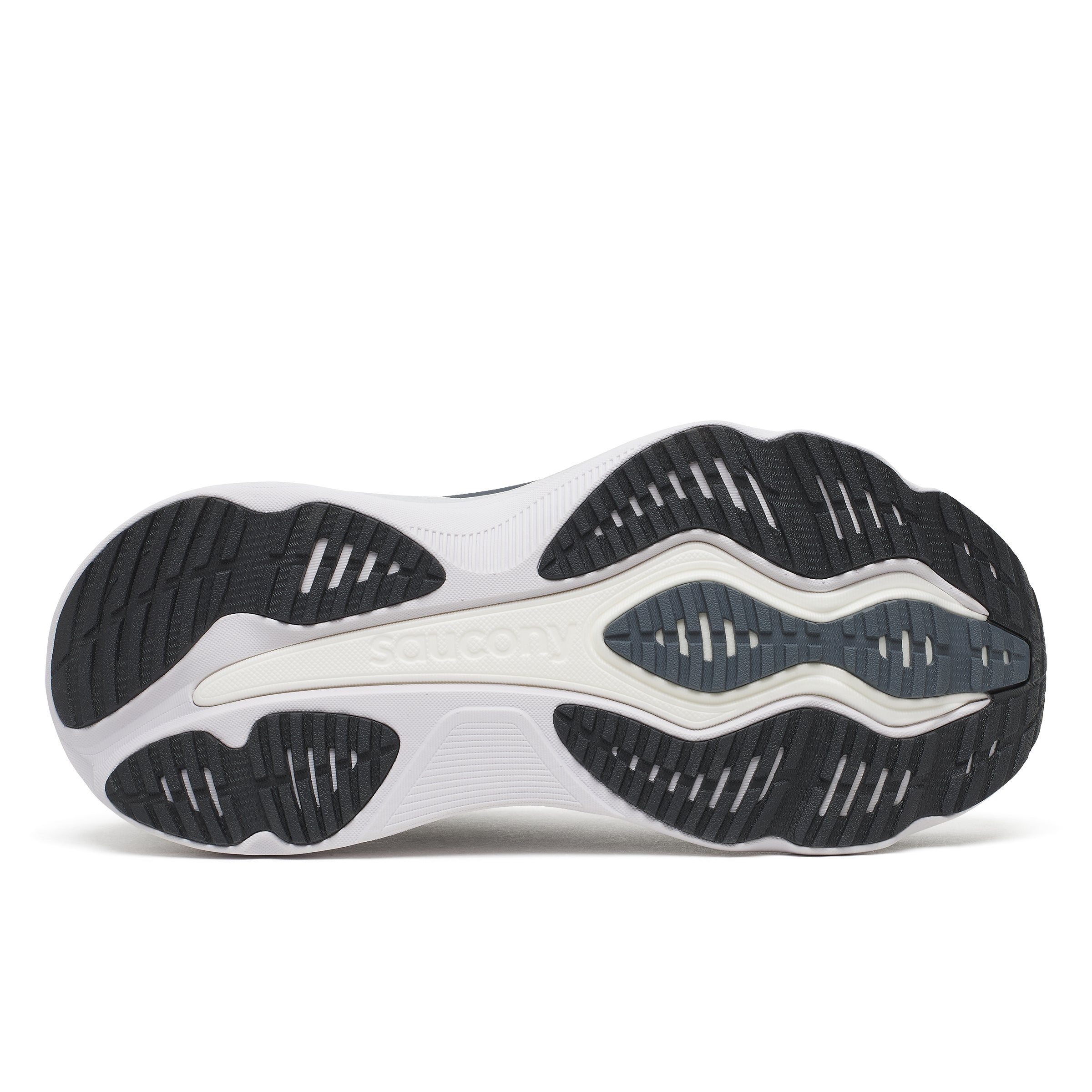 Mens Saucony Hurricane 26 Cinder/Gunmetal Trainers — view 3