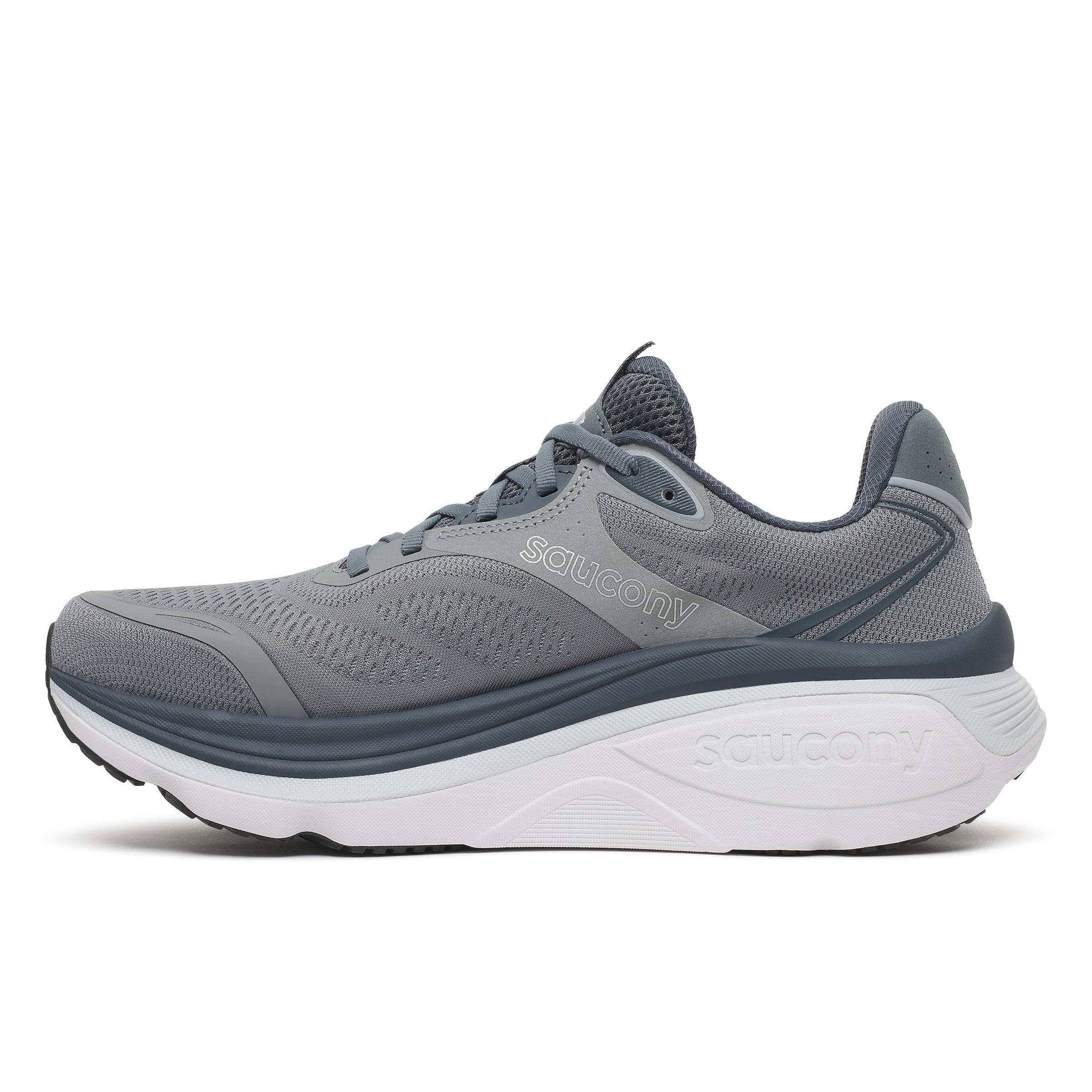 Mens Saucony Hurricane 26 Cinder/Gunmetal Trainers — view 5