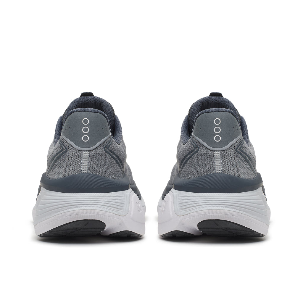 Mens Saucony Hurricane 26 Cinder/Gunmetal Trainers — view 6