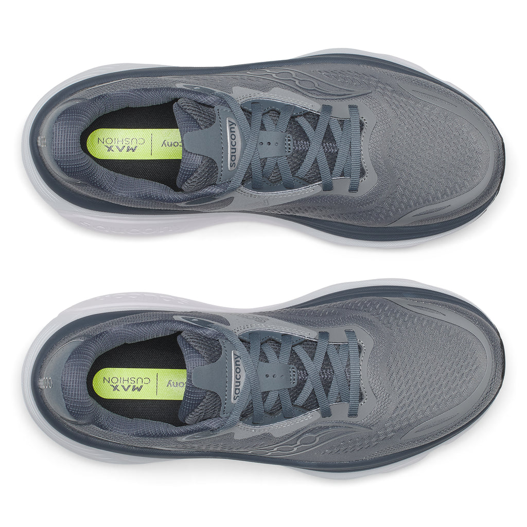 Mens Saucony Hurricane 26 Cinder/Gunmetal Trainers — view 7
