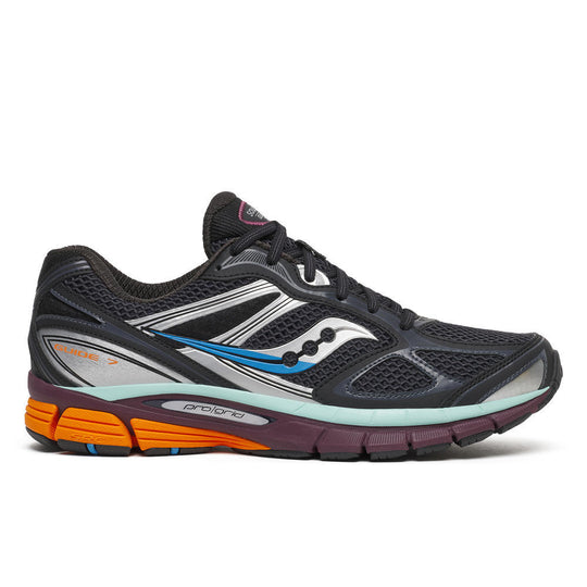 Mens Saucony Progrid Guide 7 Black/Multi Trainers