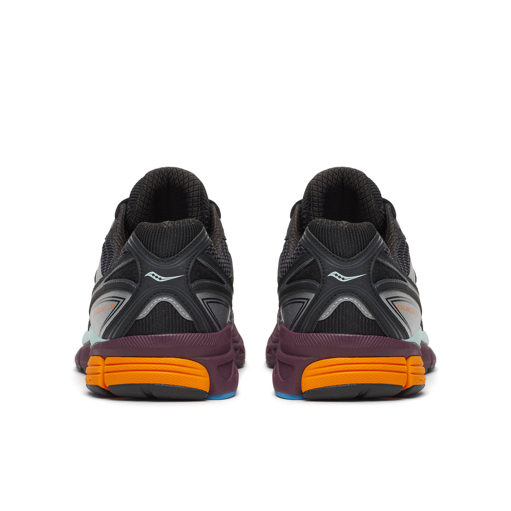 Mens Saucony Progrid Guide 7 Black/Multi Trainers — view 4