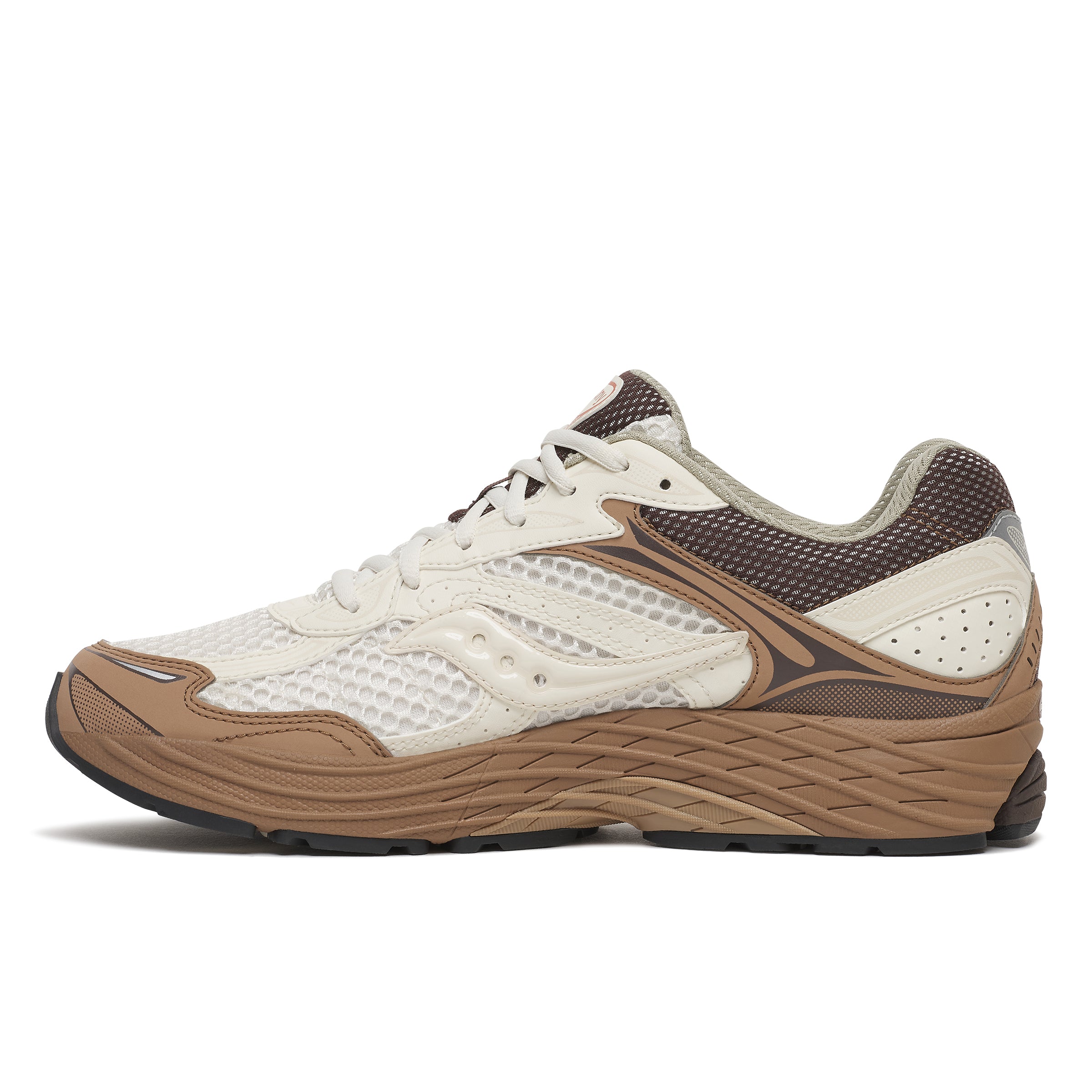 Mens Saucony Progrid Omni 9 Almond/Coca Trainers — view 3