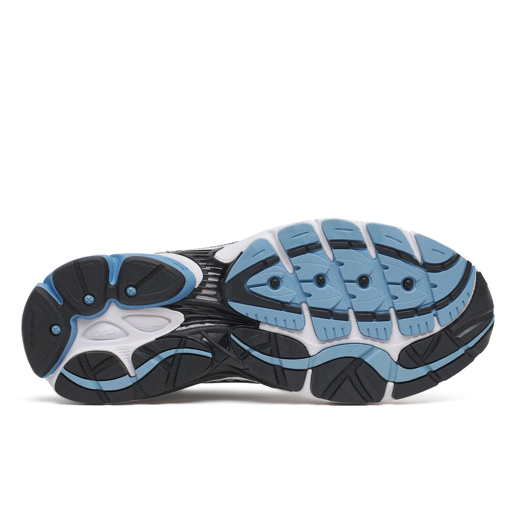 Mens Saucony Progrid Omni 9 Blissful/White Trainers — view 3