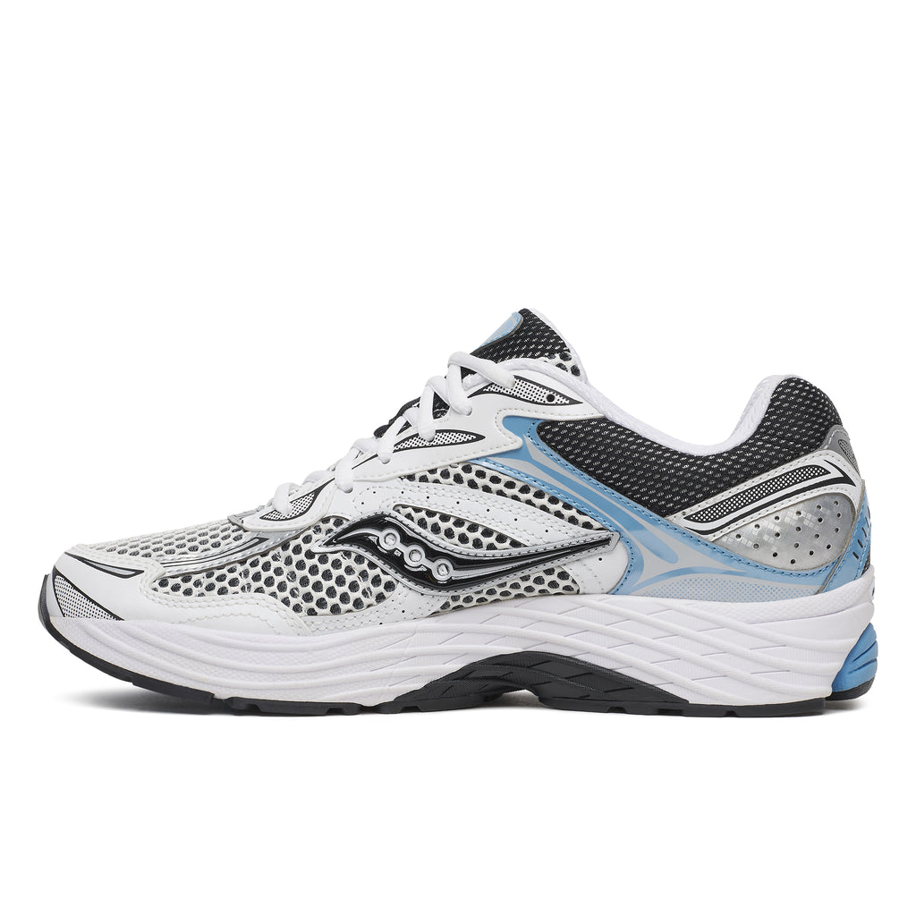 Mens Saucony Progrid Omni 9 Blissful/White Trainers — view 4