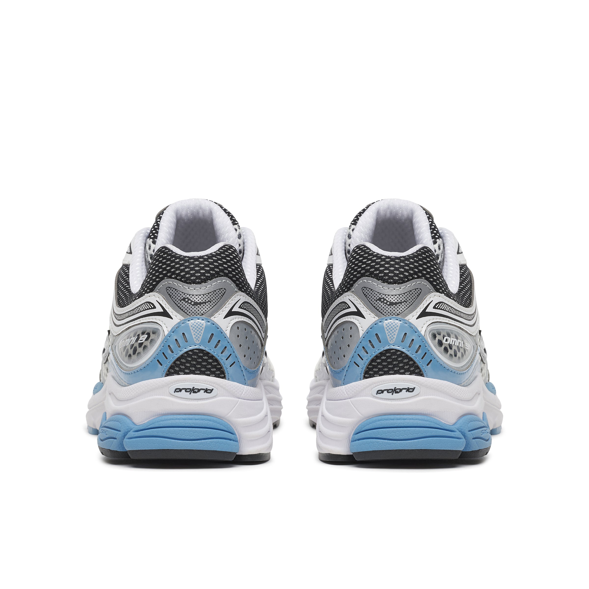 Mens Saucony Progrid Omni 9 Blissful/White Trainers — view 5