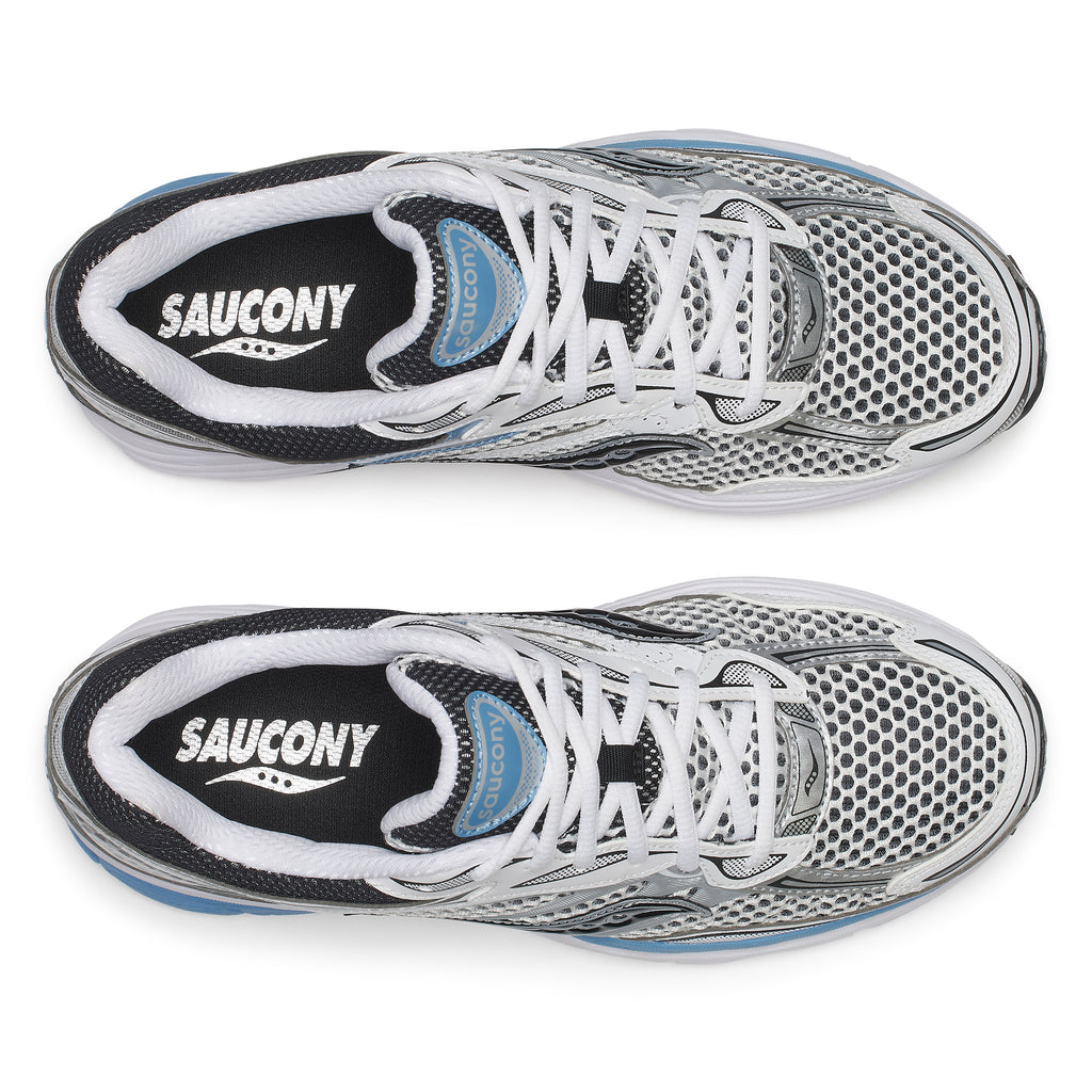 Mens Saucony Progrid Omni 9 Blissful/White Trainers — view 6