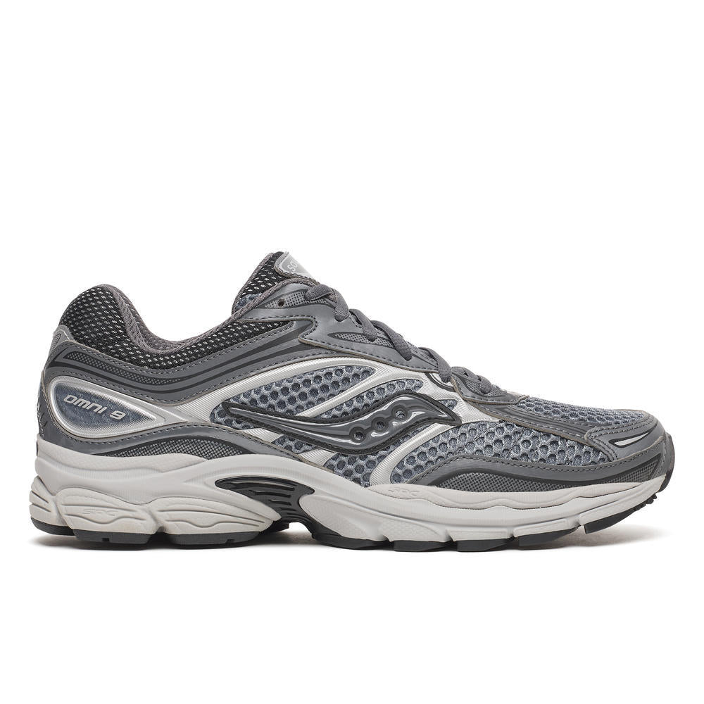 Mens Saucony Progrid Omni 9 Carbon/Cadet Trainers