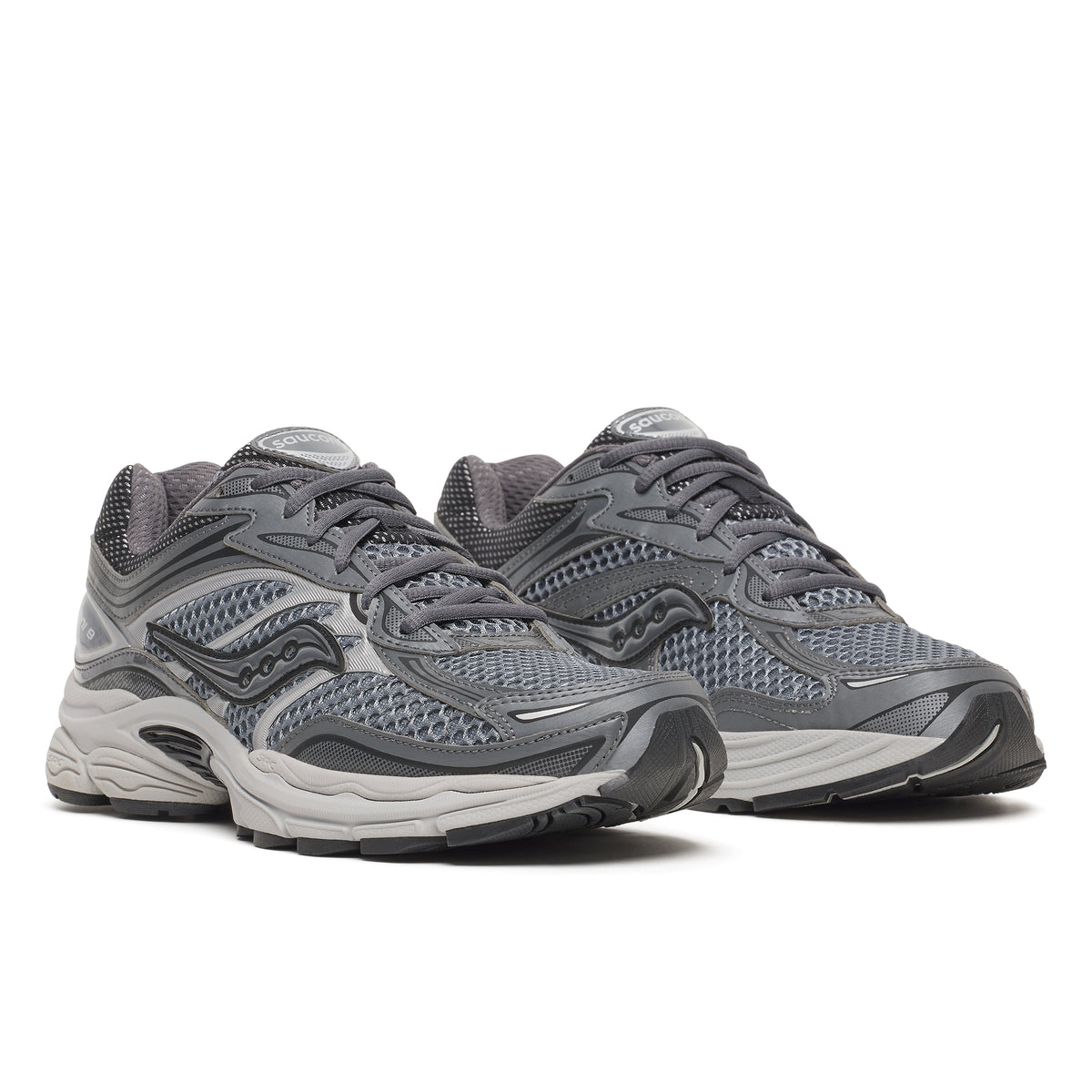 Mens Saucony Progrid Omni 9 Carbon/Cadet Trainers — view 2