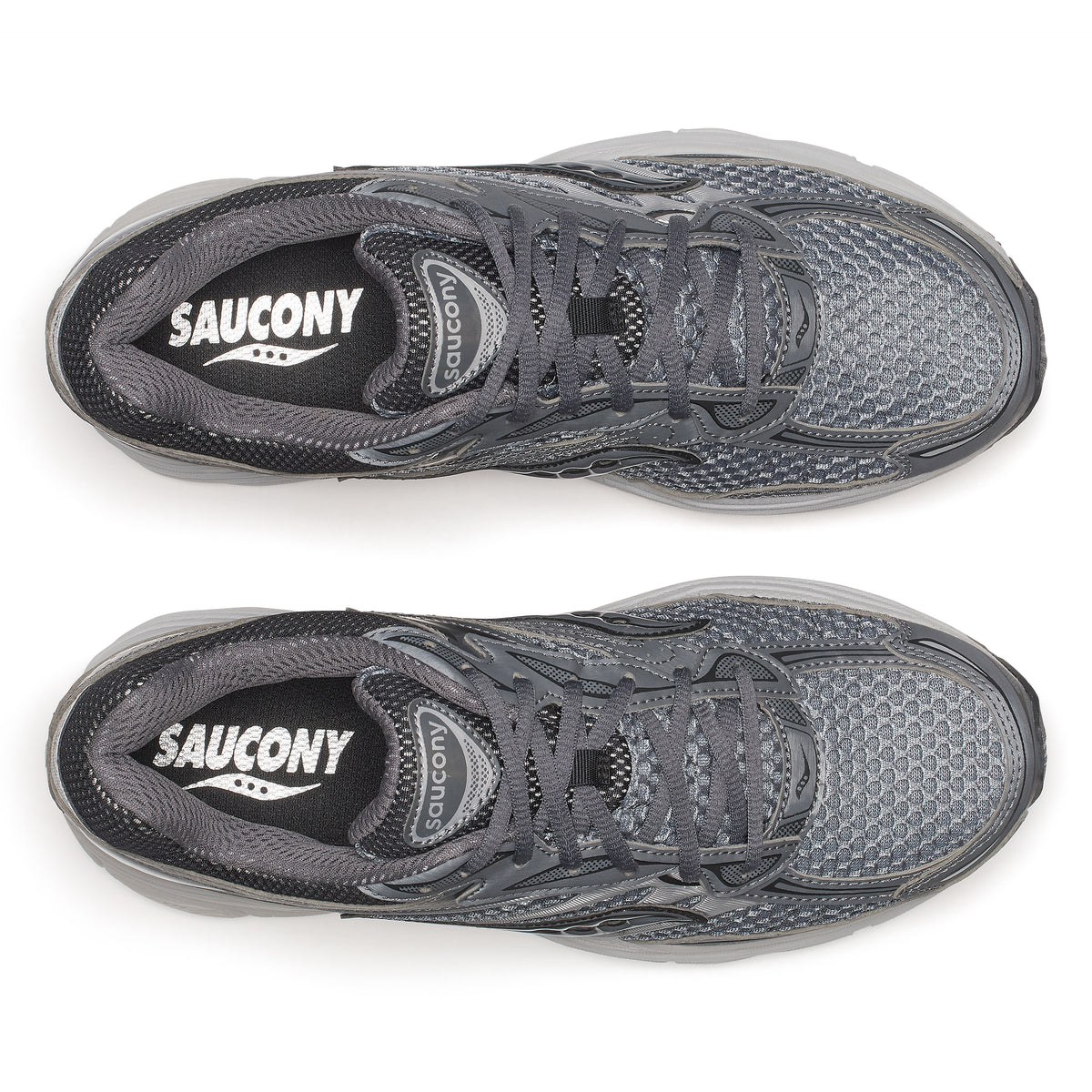 Mens Saucony Progrid Omni 9 Carbon/Cadet Trainers — view 5